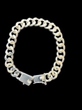 Noble Design 10mm Sterling Silver .925 Cuban Link Bracelet 29.04g